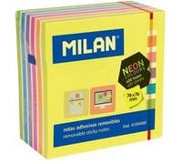 Bloc 400 feuilles adhesives néon 76x76 G