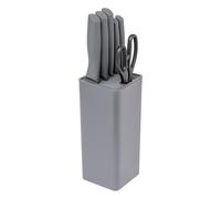 5 five simply smart 5five - bloc de 5 couteaux et ciseau néo gris