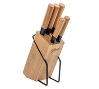 Bloc de rangement avec 5 couteaux 5Five bambou