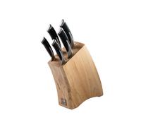 Bloc 5 pièces Kyu en bambou acier