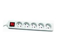 Bloc 5 prises avec interrupteur Electraline