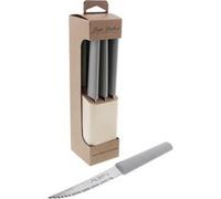 Bloc 6 couteaux line gris inox