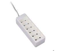 Bloc 6 prises 2P 6A - Blanc - Zenitech