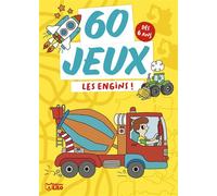Bloc 60 jeux les engins - Collectif - Lito - broché - Livre-jeu