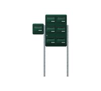 Bloc 7 boites aux lettres extérieures avec pieds de fixation