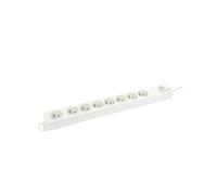 Bloc multiprise - ELTRA - 8 prises - Blanc - Rectangulaire - 16 A - 1,5 m