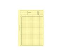ELVE Bloc audit Contrôle interne – 80 feuilles – Matrice – 297×210 mm – Jaune