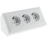 Bloc à 3 prises, blanc mat 4250416340108