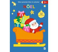 Bloc à colorier avec autocollants - Noël - Collectif - Le Ballon Eds - broché - Livre-jeu