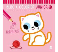 Bloc à colorier junior 2+ Les animaux - Collectif - Le Ballon Eds - broché - Livre-jeu