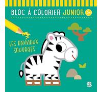 Bloc à colorier junior 3+ Les animaux sauvages