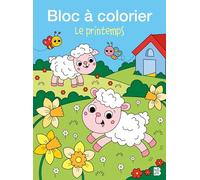Bloc à colorier - Le printemps