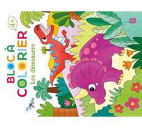 Bloc à colorier : Les dinosaures