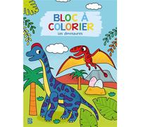 Bloc à colorier - Les dinosaures - Collectif - Le Ballon Eds - broché - Document jeunesse