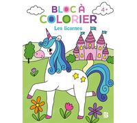 Bloc à colorier - Les licornes