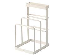 Bloc à couteaux avec support de planche à découper, organisateur de couteaux de cuisine, support de couvercle de pot, support de rangement pour comptoir de cuisine