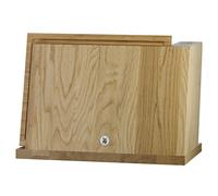 Bloc à couteaux magnétique WMF sans couteaux, avec planche à découper, non équipé, bois, chêne, vide, pour 6 couteaux, 1 fusil à aiguiser, 1 ciseaux, magnétique