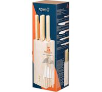 Bloc à couteaux Opinel PARALLELE MEAT, bois de hêtre, avec 5 couteaux, de la série PARALLELE