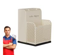 Bloc À Couteaux - Support De Coupe 16 X 15 X 21 Cm | Support Mural Pour Couteaux De Cuisine Et Ustensiles | Suport De Rangement Universel Sans Perçage Avec Bac D'égouttage Pour Comptoir, 1 Paquet