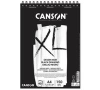 Bloc à croquis et études XL Noir, A3, noir