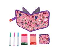 Bloc à croquis pour Carnet portable réutilisable | Bloc à dessin pliable pour enfants pour la maison, l'école, les fêtes, les anniversaires, Halloween, Noël, les voyages