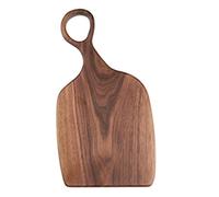 Bloc à découper en noyer noir - Assiette de cuisine en bois pour pizza, sushis, pain - Planche à découper - Sans peinture - Plats à gâteaux - Assiette