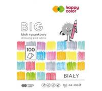 Bloc à dessin blanc A4/100K BIG HAPPY COLOR