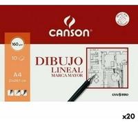 Bloc à dessin Canson 20 feuilles (20 pièces)