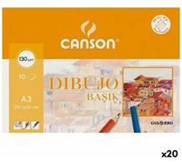 Bloc à dessin Canson Basik 10 feuilles (20 pièces)