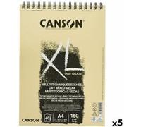 Bloc à dessin Canson XL Sand Naturel A4 5 Unités 40 Volets 160 g/m2