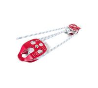 Bloc à double poulie système d'escalade avec corde tressée 12 mm x 30 m