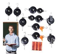 Bloc à Double Poulies - Outils pédagogiques pour Physique Mécanique | Double Poulie Outil pédagogique | Pour les étudiants Enfants Enseignants Maison Auto-apprentissage Étude En Groupe Et Classe