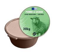 Bloc à lécher minéral O 20kg pour Moutons et chèvres