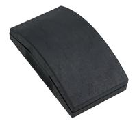 Bloc à poncer en caoutchouc solide frottement sec et humide et flatteurs 125mm x 65mm TE560