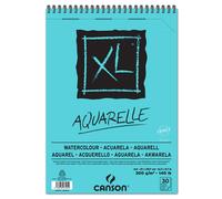 Bloc A4 XL Aquarelle 30 Feuilles 300 G / Mètre Carré Gf Spirale Sur Côté Court,