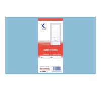 Bloc addition elve papier autocopiant 102x235mm 50 duplis avec numéro