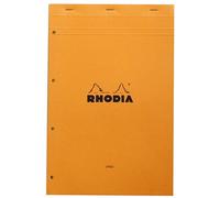 Bloc agrafé N°119 Ligné 80 Feuilles 21 x 31,8 cm Orange