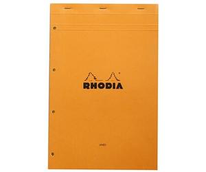 Bloc agrafé N°119 Ligné 80 Feuilles 21 x 31,8 cm Orange