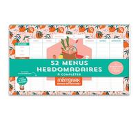 Bloc aimanté de 52 menus hebdomadaires à compléter Mémoniak