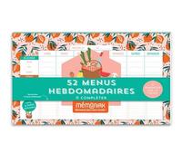 Bloc aimanté de 52 menus hebdomadaires à compléter Mémoniak