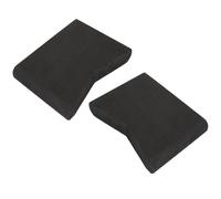 Bloc Antidérapant Pour Batterie, Accessoires De Batterie En EVA Noir, Lot De 2 - Système D’ancrage Hi - Hat Et Pédale, Anti - Glisse Et Stabilisateur Pour Pieds De Batterie Et Cl