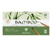 Bloc - Aquarelle - 10,5x21cm - 20 feuilles - Clairefontaine - Bamboo