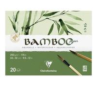 Bloc - Aquarelle - 24x32cm - 20 feuilles - Clairefontaine - Bamboo