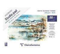Bloc - Aquarelle - 30x40cm - Grain fin - 200g - 100 feuilles - Clairefontaine - Goldline