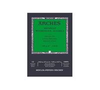 Arches – Bloc Aquarelle A5 (14,8 × 21 cm) Grain fin 12 feuilles 300 g