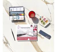 Bloc aquarelle Expression - Grain fin - 24x30cm - 300g/m2 - 20 feuilles - Hahnem
