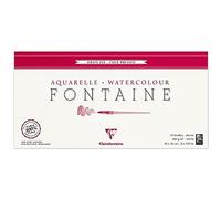 Bloc Aquarelle Fontaine Grain Fin - 20x40Cm - 300G - Clairefontaine