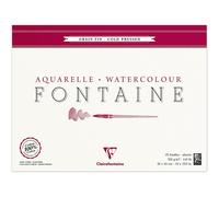 Bloc Aquarelle Fontaine Grain Fin - 30X40Cm - 300G - Clairefontaine