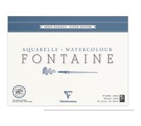 Bloc Aquarelle Fontaine Grain Nuageux - 30x40cm - 300g - Clairefontaine