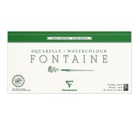 Bloc Aquarelle Fontaine Grain Torchon - 20X40Cm - 300G - Clairefontaine